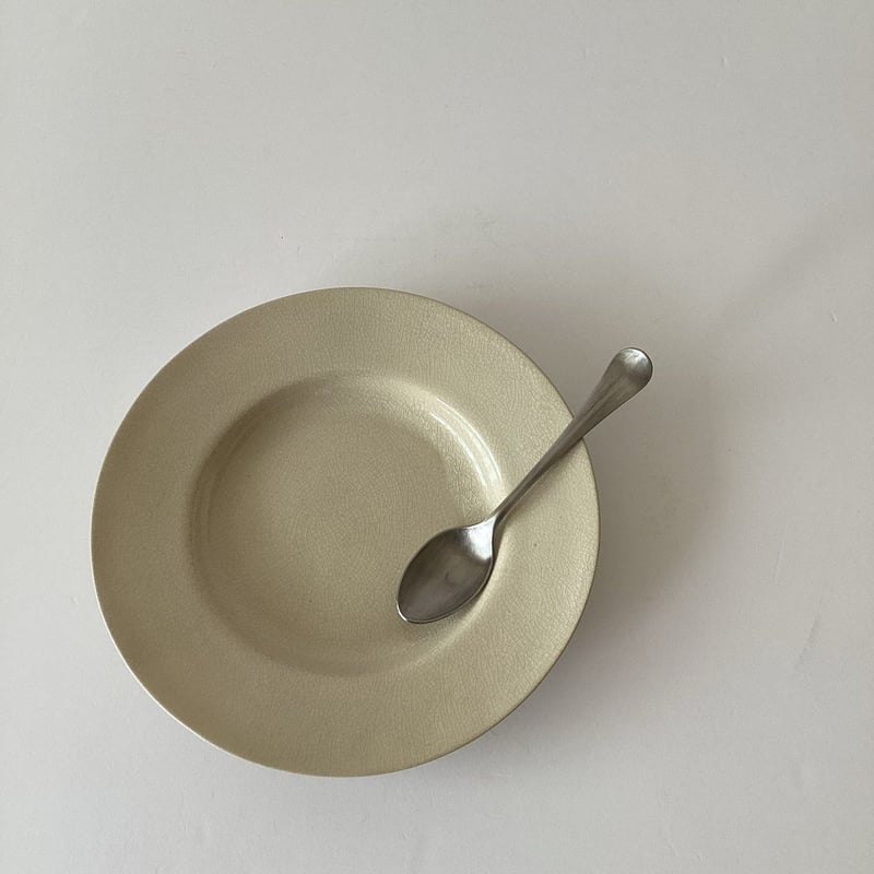 田中直純　プレート2枚セット　27.5センチ 新品】田中直純 貫入リムオーバルプレート 2枚 小