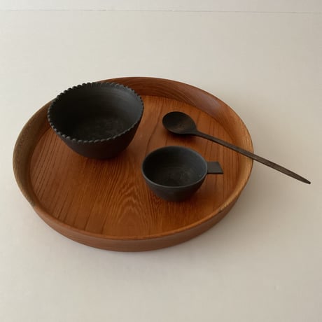 大村剛　片手小鉢　黒