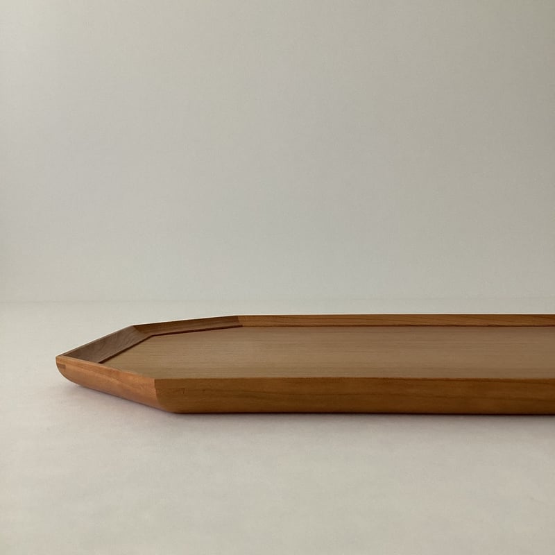 岩崎翔 八角横長トレー小 チェリー | gallery1188