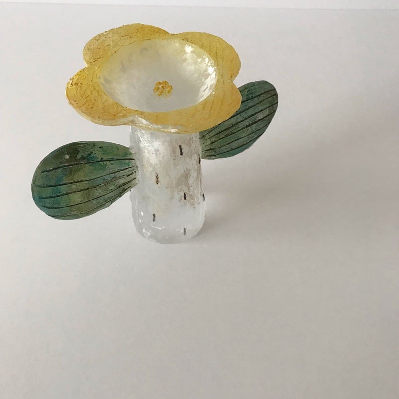 安達知江　大きめお花のオブジェ　定価で 安達知江 お花のオブジェ （安達知江 大きめお花のオブジェ 定価で）