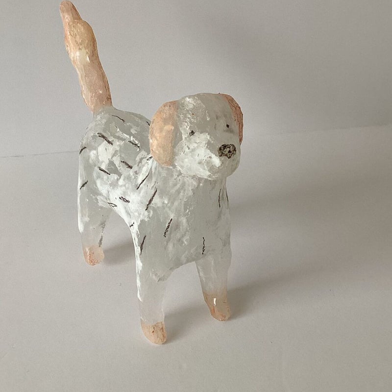 安達知江　犬　ガラスオブジェ 安達知江 犬 ガラスオブジェ 安達知江 犬（2025年最新安達知江