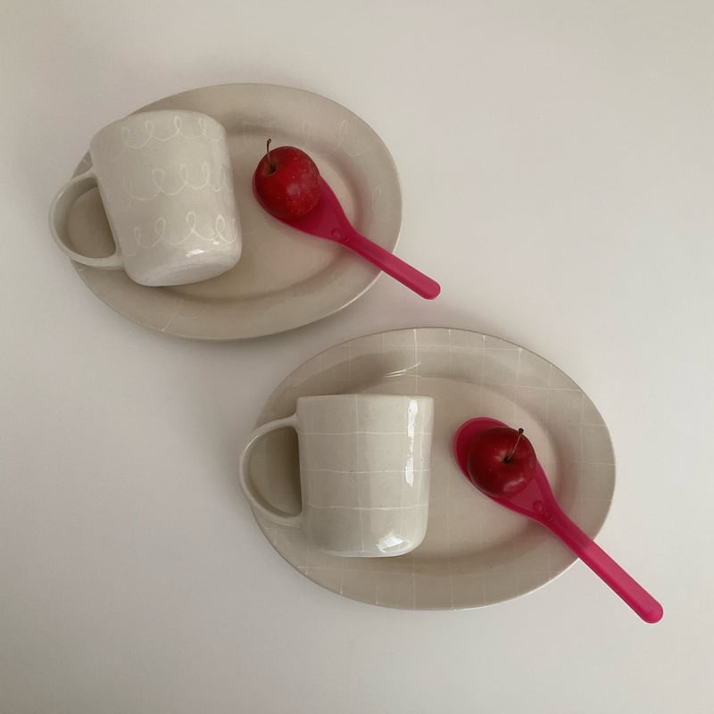 中囿義光 オーバル皿 チェック | gallery1188