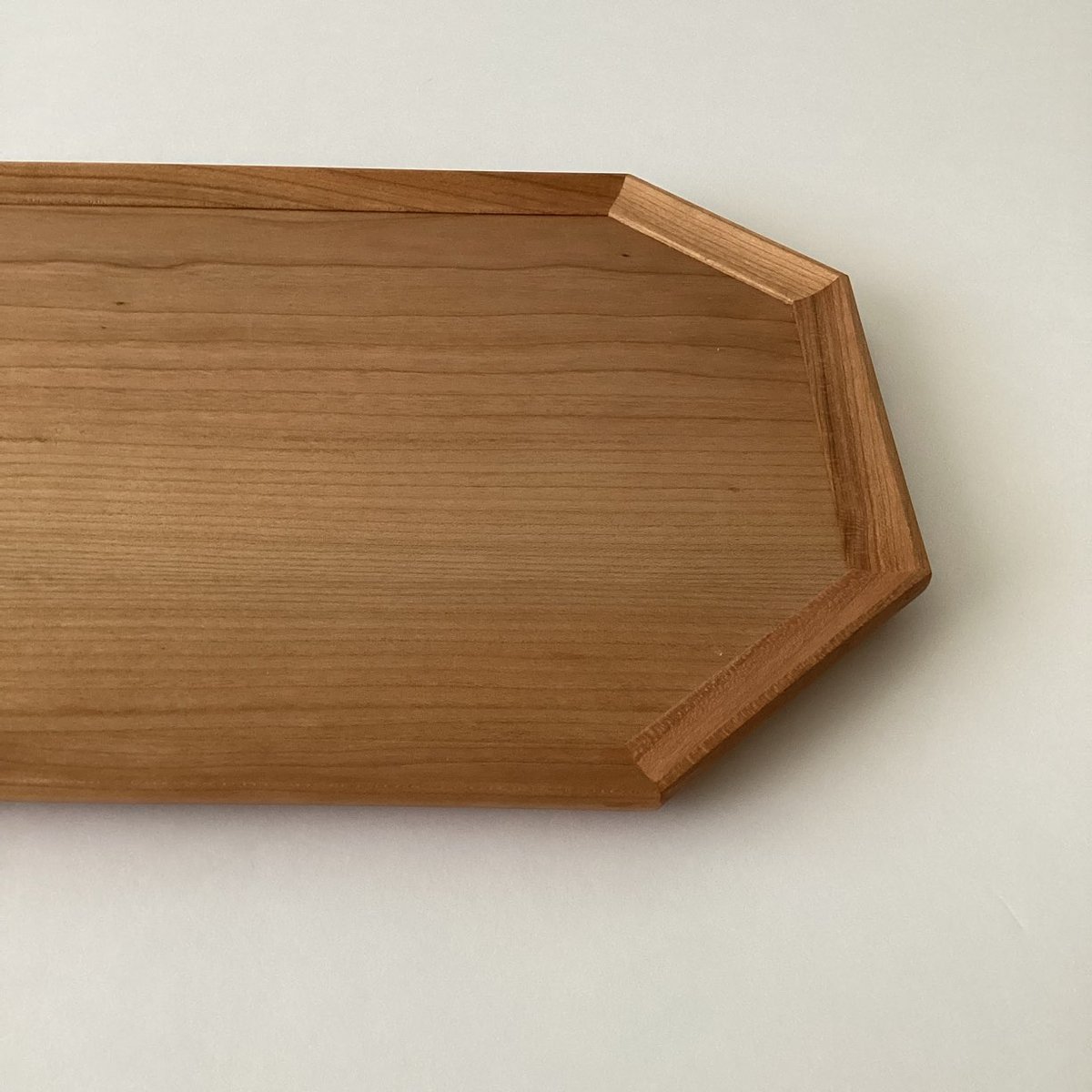 岩崎翔 八角横長トレー小 チェリー | gallery1188