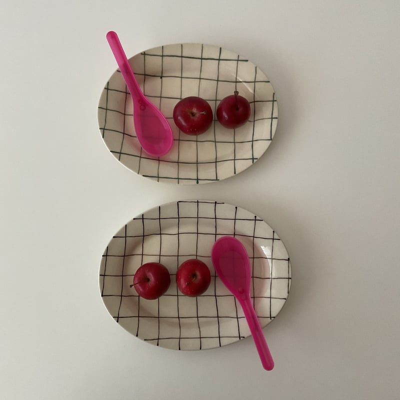 中囿義光 オーバル皿 チェック | gallery1188