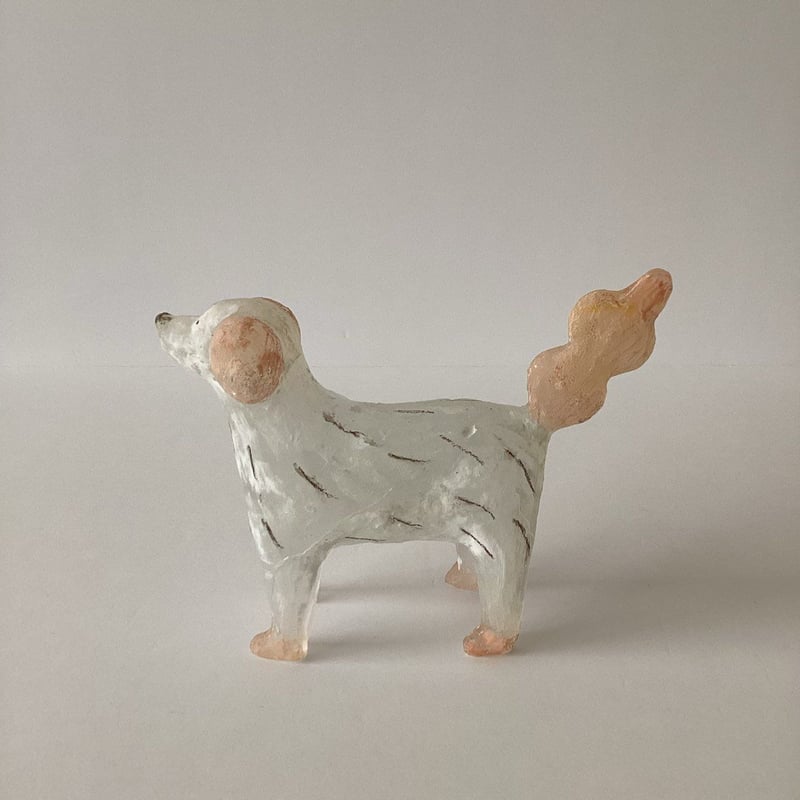 安達知江　犬　ガラスオブジェ ☆安達知江 犬 | gallery1188