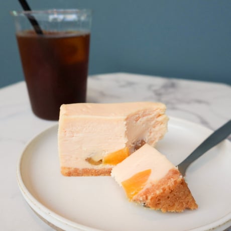 "季節限定"　桃チーズケーキ 1本