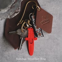 Kurohige Sword Key Ring