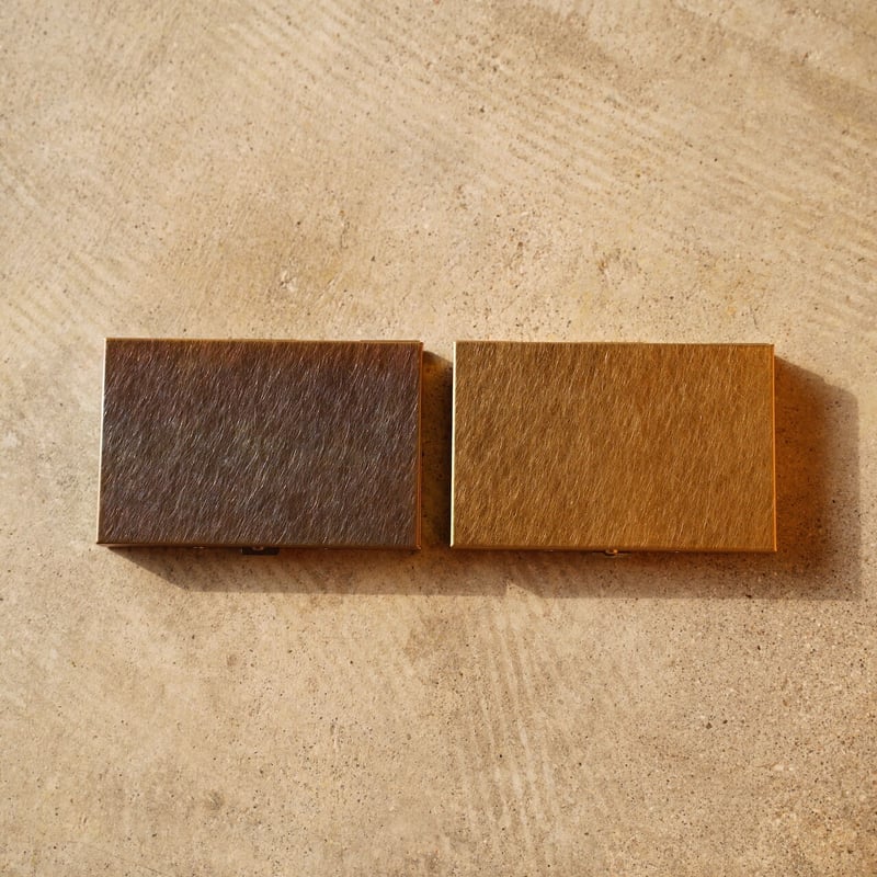 希少 完品 1960's マルゼン オーク 真鍮 金具 カードケース 小引き出し