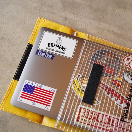 UK POST YELLOW VINTAGE BAG