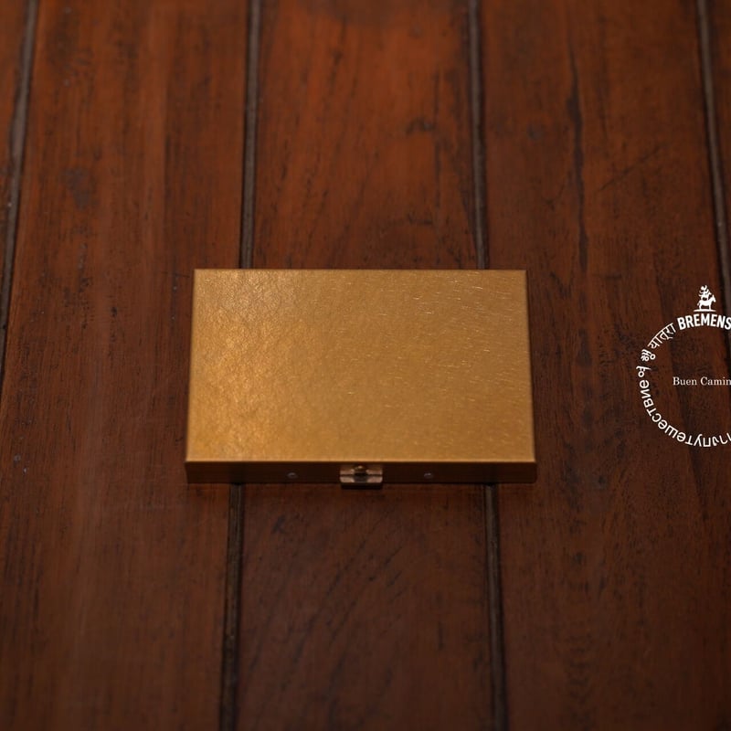 真鍮のカードケース (無垢 / 錆) | BREMENS - 旅と暮らしの雑貨店