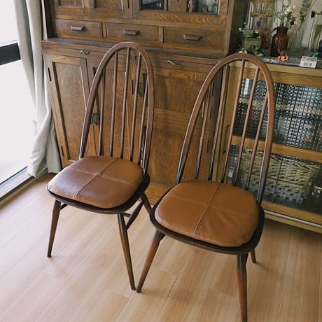 ERCOL Leather Chair Pad（アーコール チェアパッド）