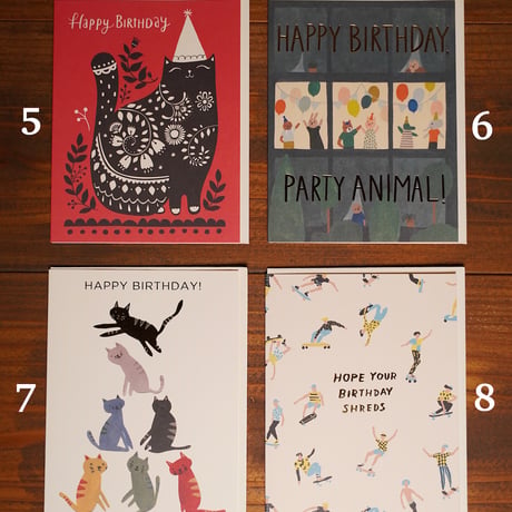（Birthday）グリーティングカード / Red Cap Cards
