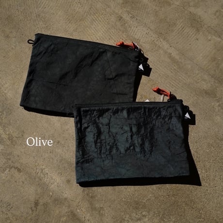 upcycled airbag sacoche pouch - エアバッグ生地のサコッシュポーチ