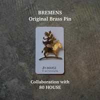 BREMENS 真鍮のブローチ （80 HOUSE x BREMENS）
