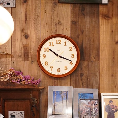 California Wood Wall Clock