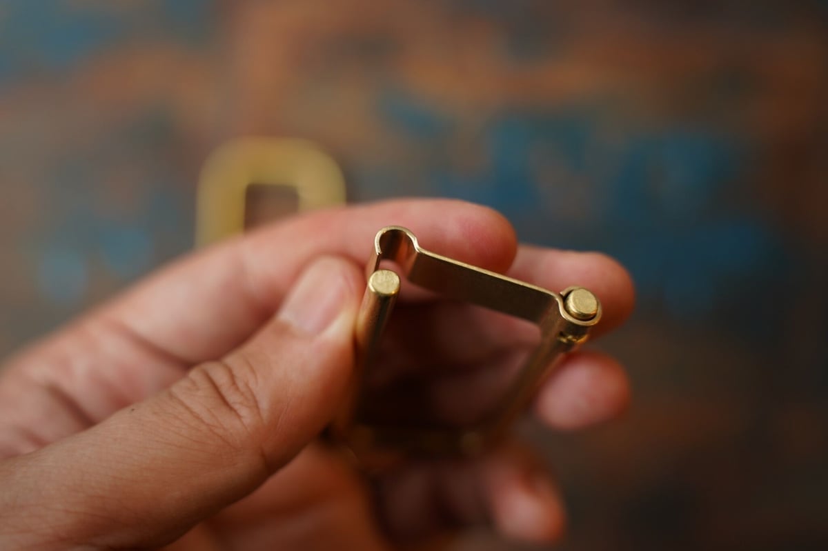 コの字】BRASS PARTS KEY RING HOLDER - 真鍮キーリング | BR