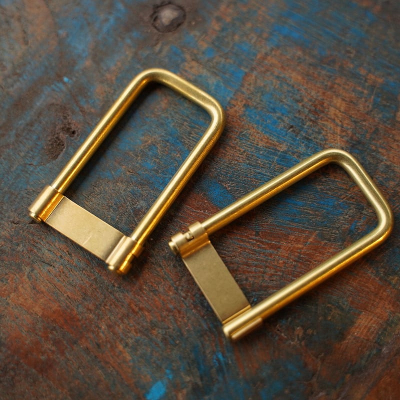 コの字】BRASS PARTS KEY RING HOLDER - 真鍮キーリング | BR