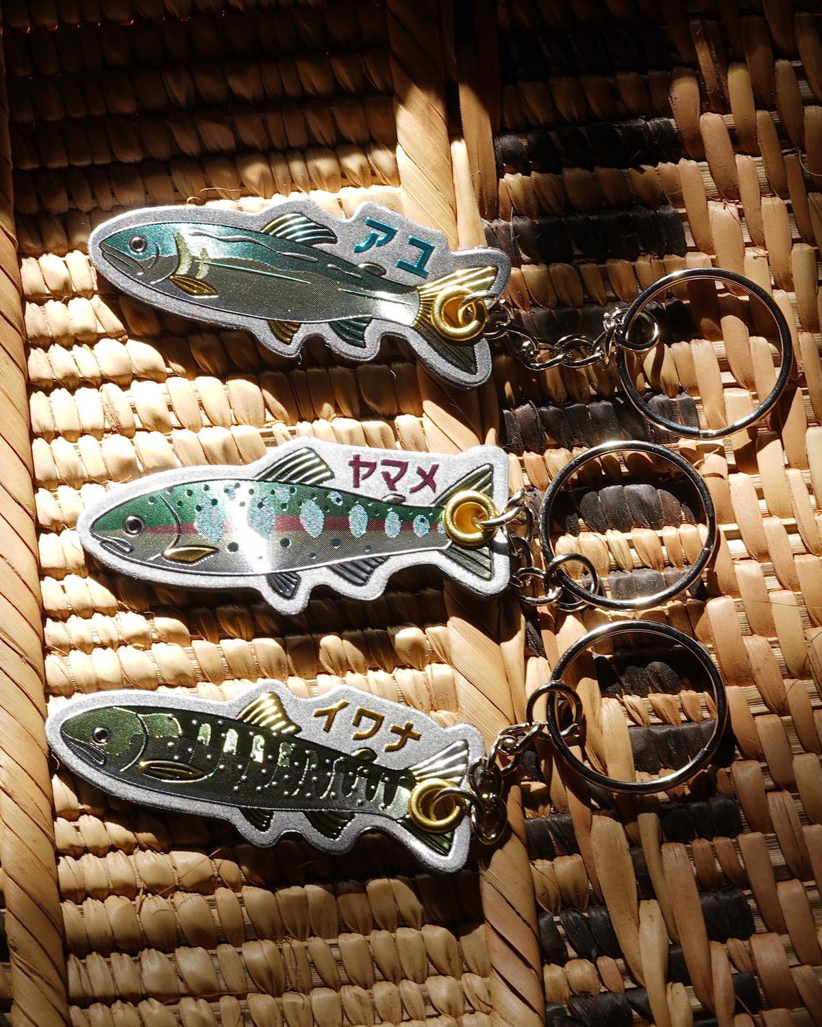 渓流魚キーホルダー | BREMENS - 旅と暮らしの雑貨店