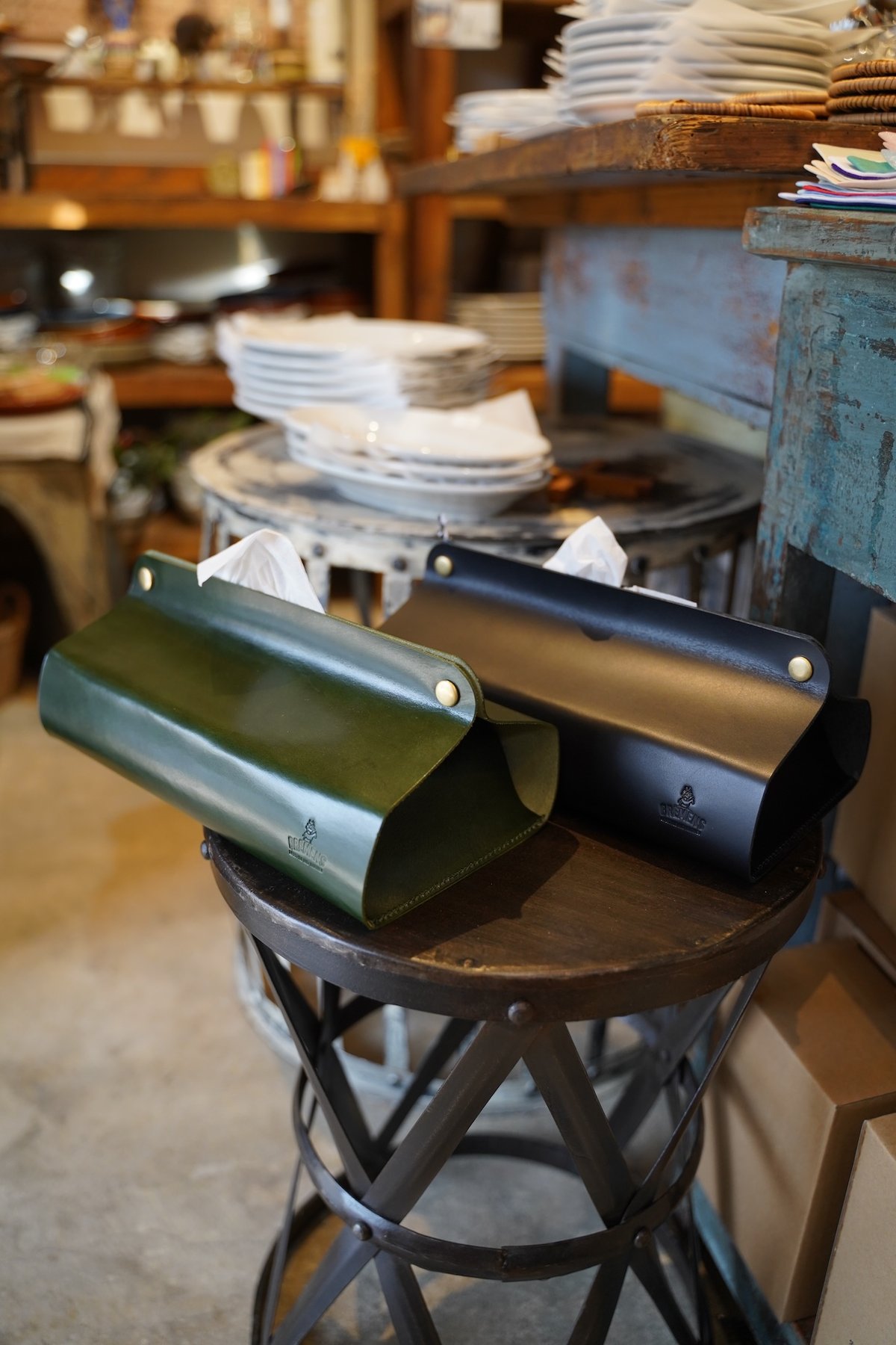 Leather Tissue Case Cover - 本革ティッシュケースカバー | BRE