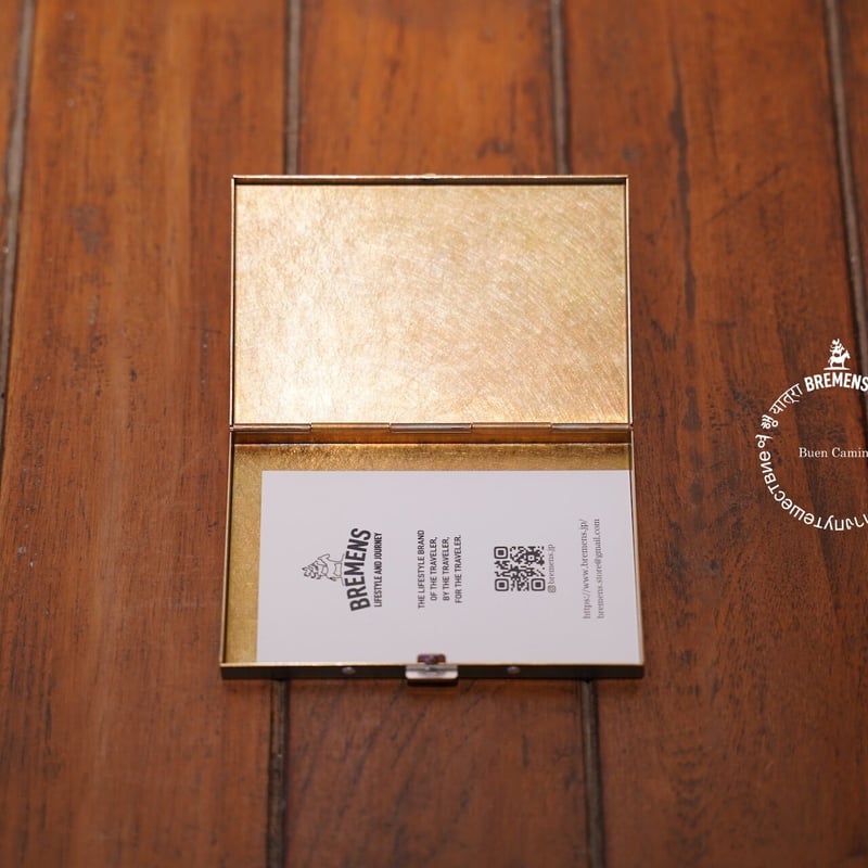 真鍮のカードケース (無垢 / 錆) | BREMENS - 旅と暮らしの雑貨店