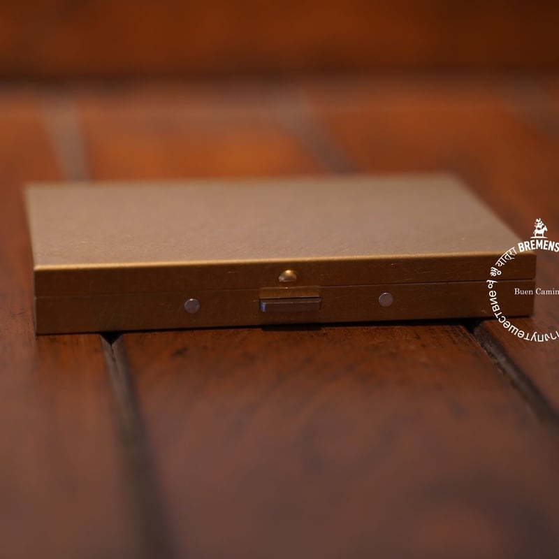 1960's　マルゼン　オーク　無垢材　真鍮　金具　カード　ケース　小引き出し 1960's マルゼン オーク 無垢材 真鍮 金具 カード ケース 小引き出し