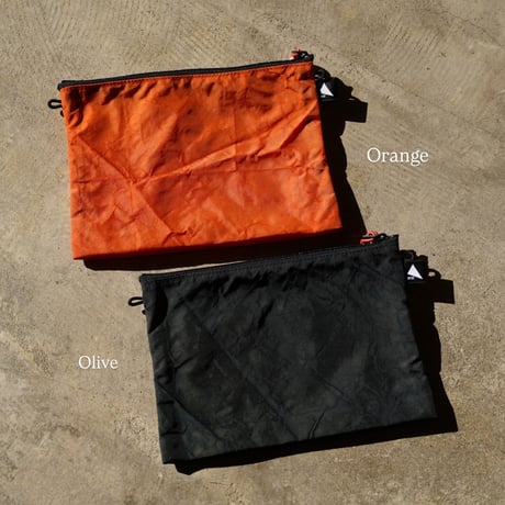 upcycled airbag sacoche pouch - エアバッグ生地のサコッシュポーチ