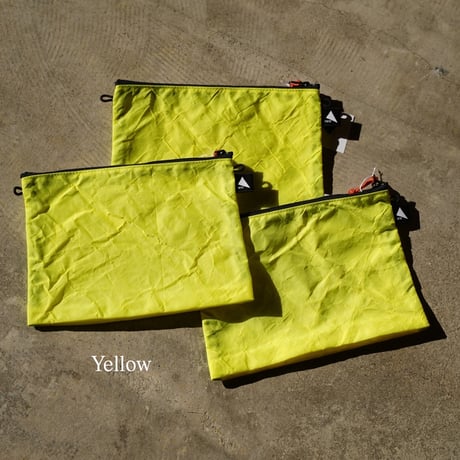 upcycled airbag sacoche pouch - エアバッグ生地のサコッシュポーチ