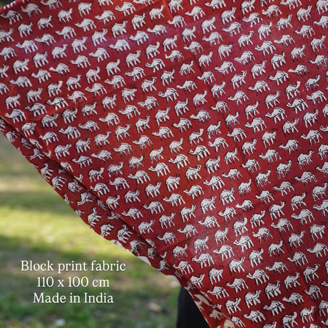 Block print fabric - ブロックプリント生地のはぎれ