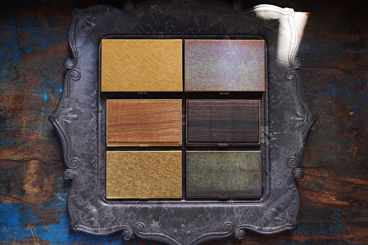 木製名刺入れ　黒檀 山崎彫刻店 木製名刺入れ【黒檀】 ym0012｜8,250円｜作業服通販