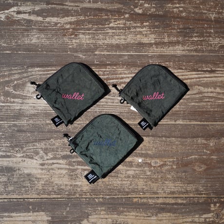 upcycled airbag mini wallet - エアバッグ生地のミニ財布