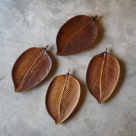 Indonesia Wood Leaf Plate