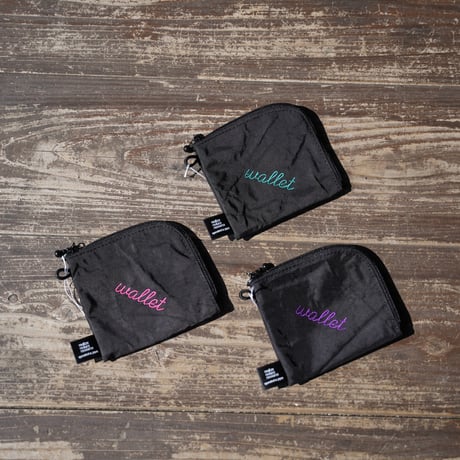 upcycled airbag mini wallet - エアバッグ生地のミニ財布