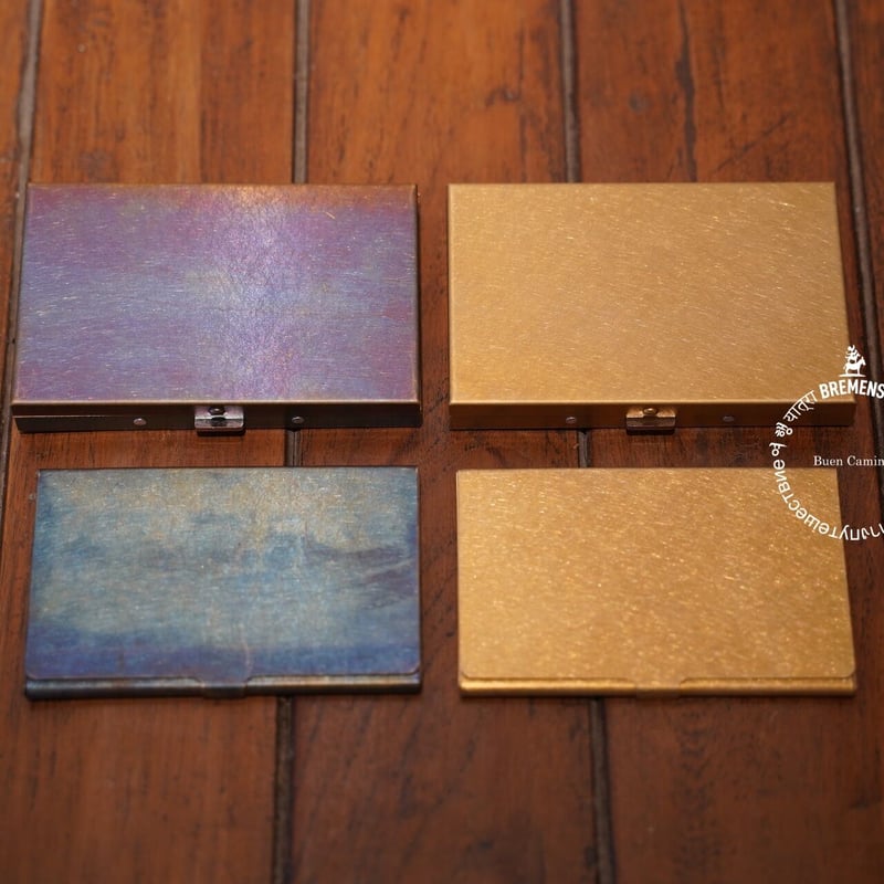 真鍮のカードケース (無垢 / 錆) | BREMENS - 旅と暮らしの雑貨店