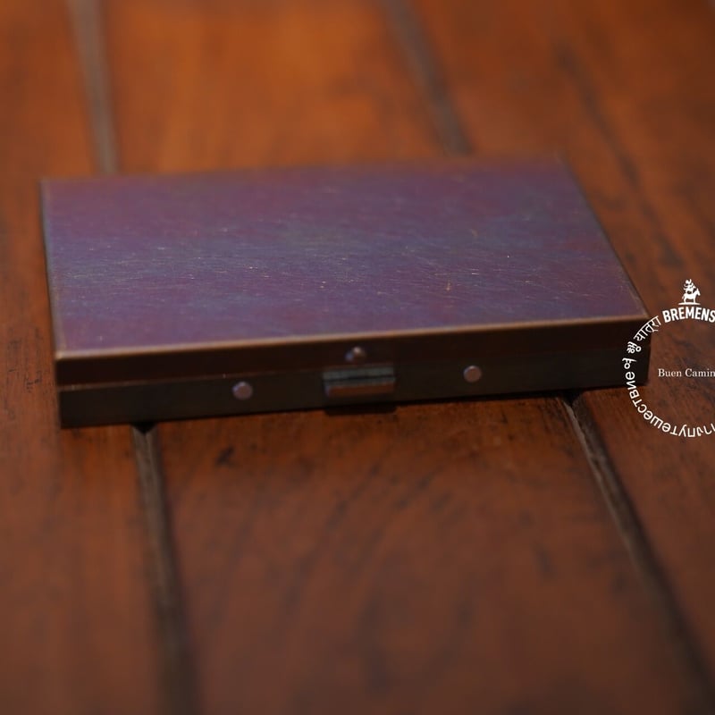 真鍮のカードケース (無垢 / 錆) | BREMENS - 旅と暮らしの雑貨店