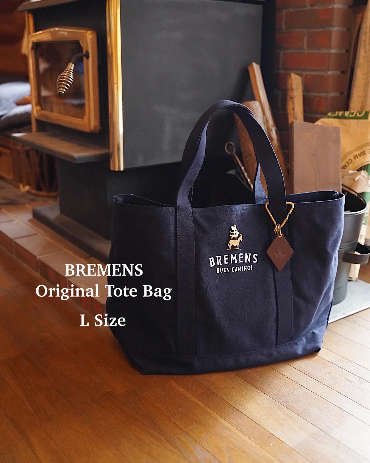 THE STANDARD TOTE BAG (L size) トートバッグ 両面刺繍 | BR