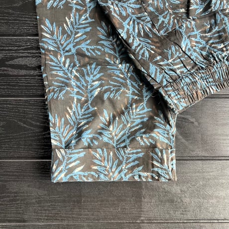 Block print easy pants - 店主がインドで作ってきたブロックプリントのパンツ