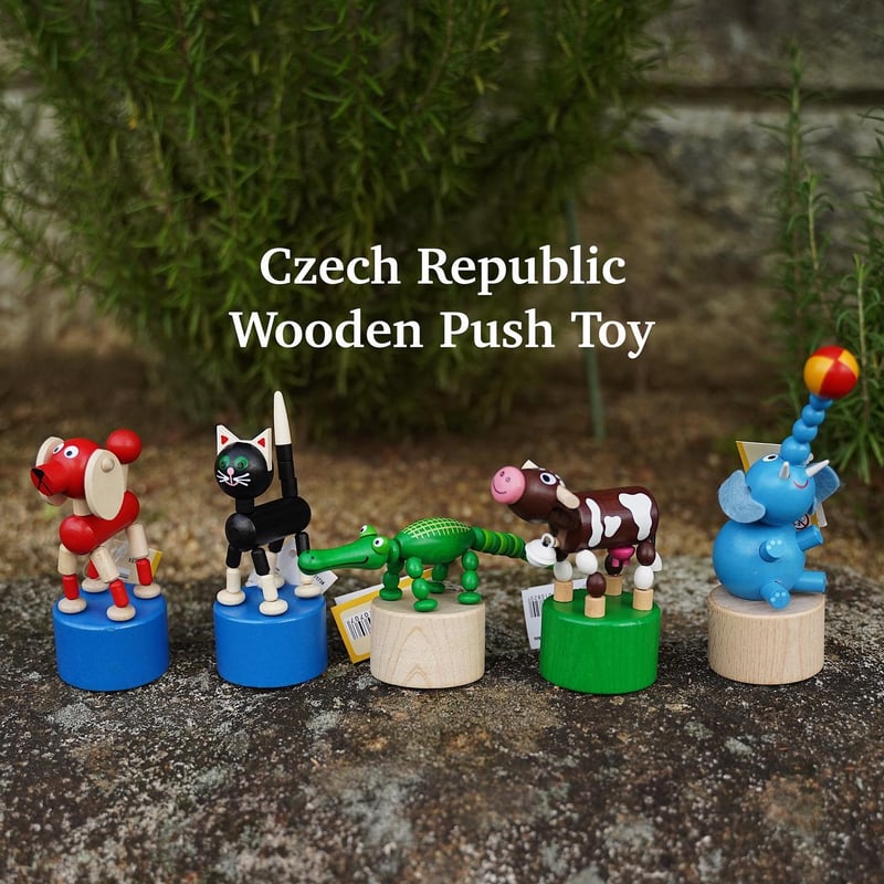 Czech Wooden Push Toy | BREMENS - 旅と暮らしの雑貨店