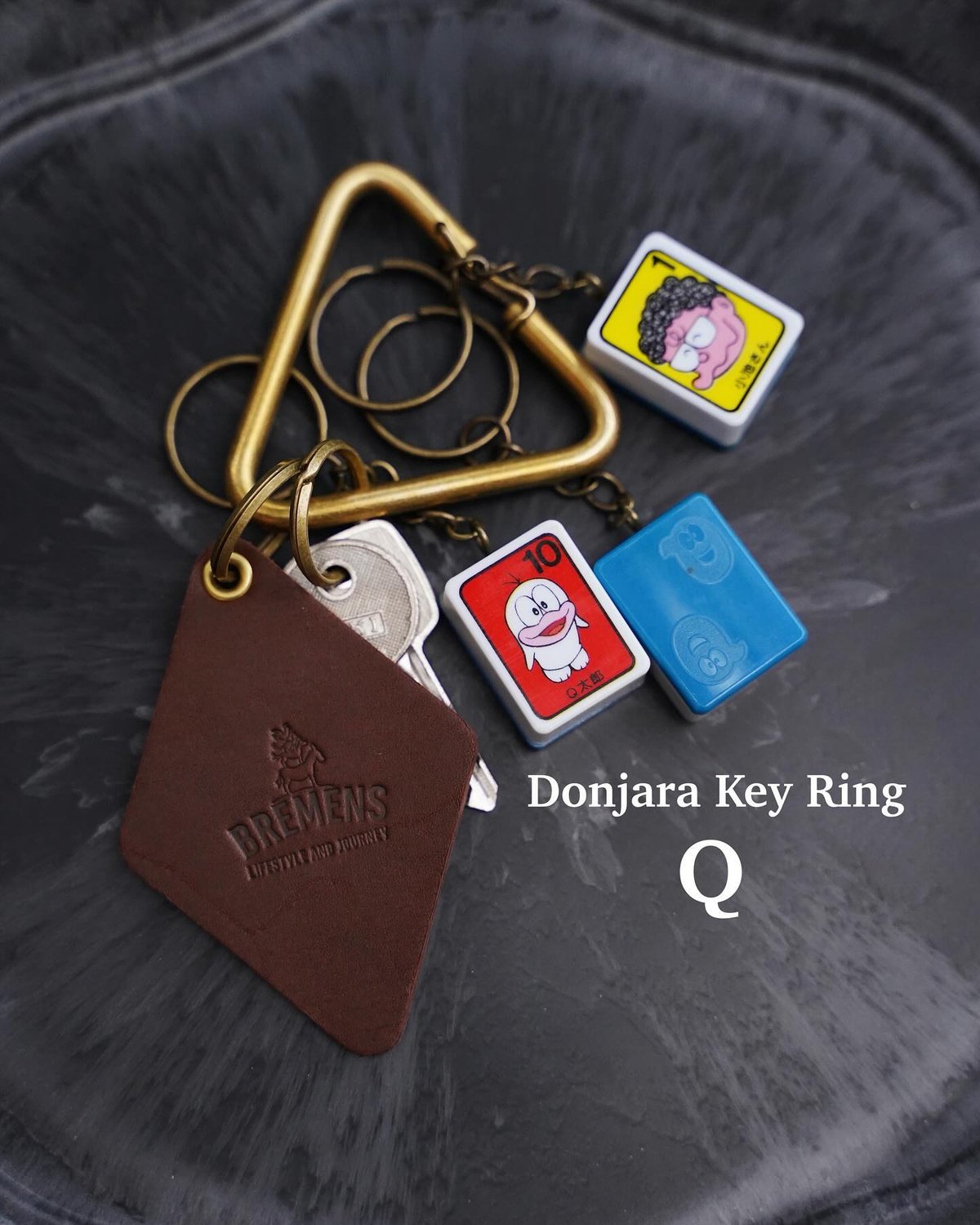 ドンジャラ キーリング (オバケのQ太郎) | BREMENS - 旅と暮らしの雑貨店