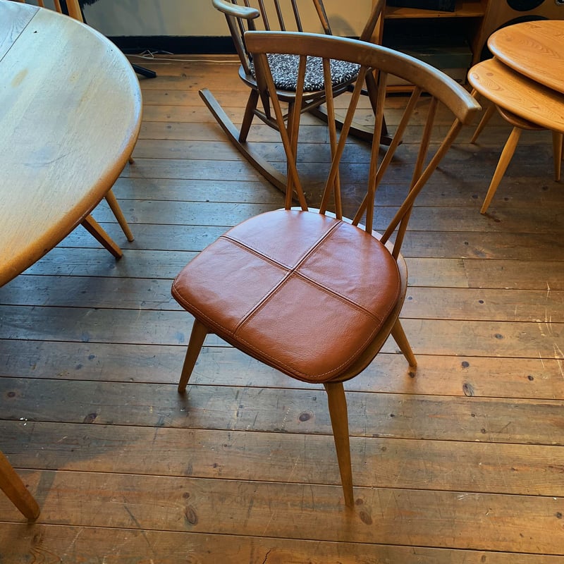 ERCOL Vintage Leather Chair Pad（アーコール チェアパッド） |...