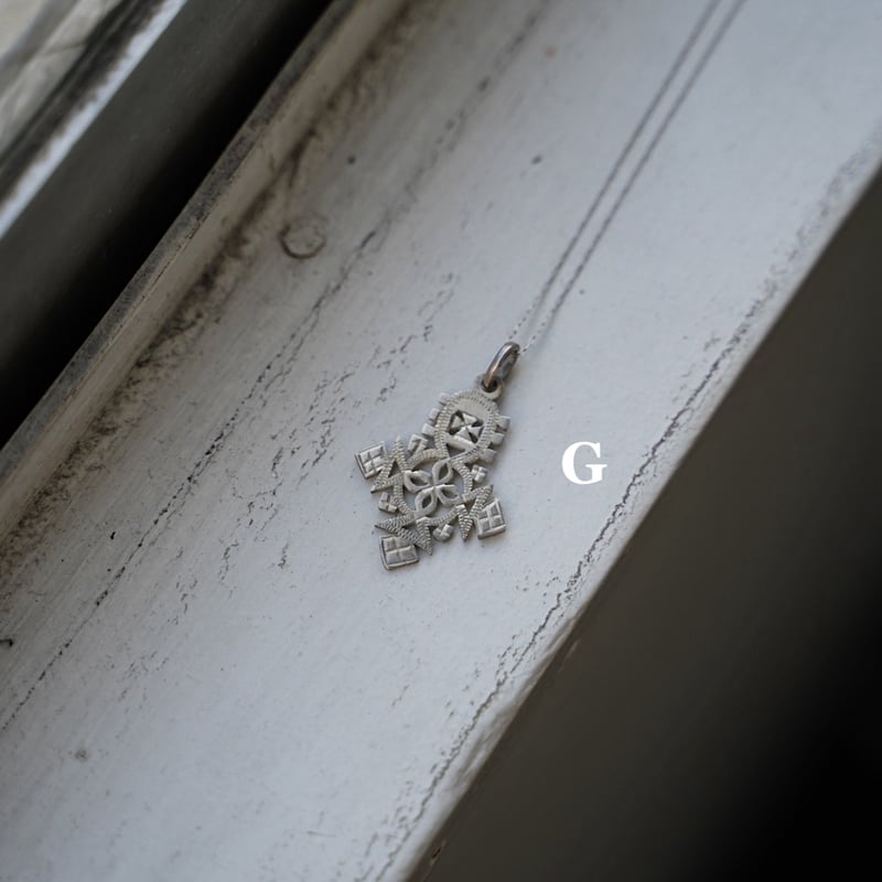 Ethiopian Coptic Cross Pendant - エチオピア コプトクロスのペ