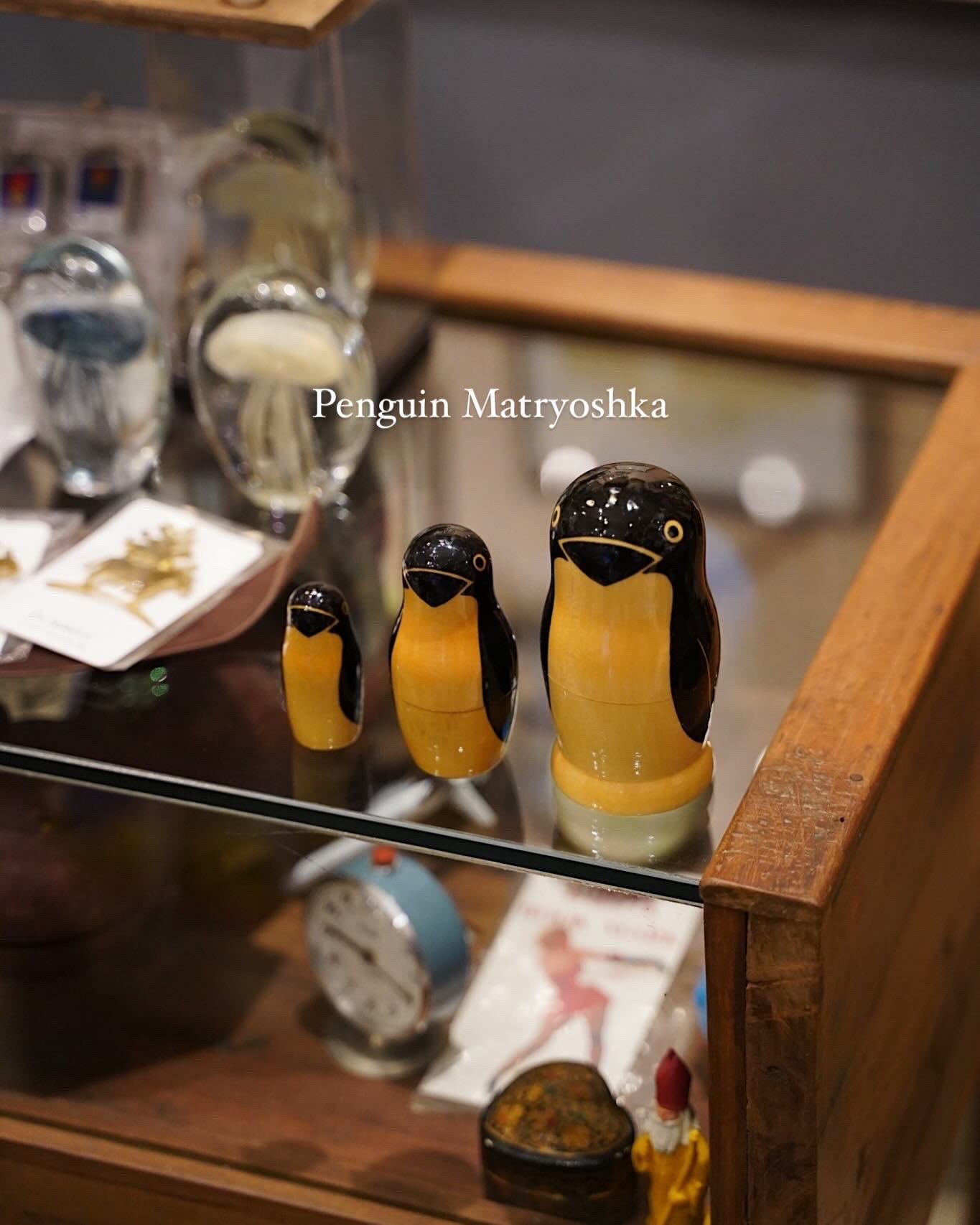 セール‼️レア‼️ソビエト時代のペンギンのマトリョーシカ3組　長期保存、現状 original