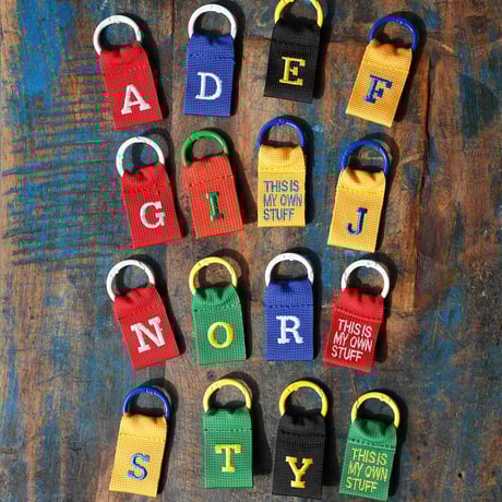 Alphabet Keyring