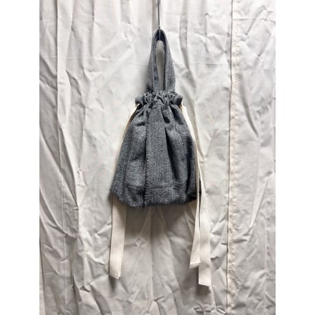 Wool Kinchaku Bag #1