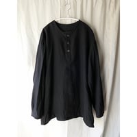 Linen henley neck shirt