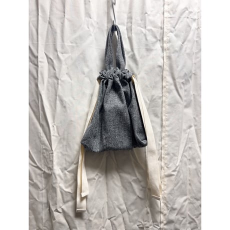 Wool Kinchaku Bag #1