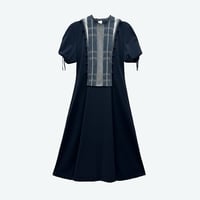 kana ドレス Kana ドレス エンブロイダリーレース チュール フレア ビスチェ シアー