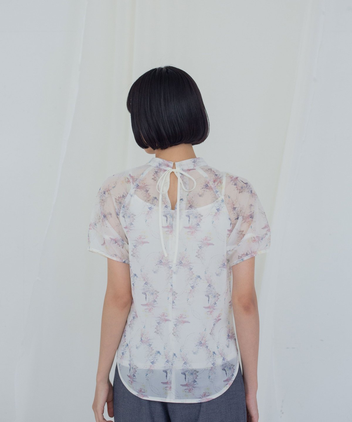 kanakawasaki ラグラントップス raglan original print tops | Kana Kawasaki