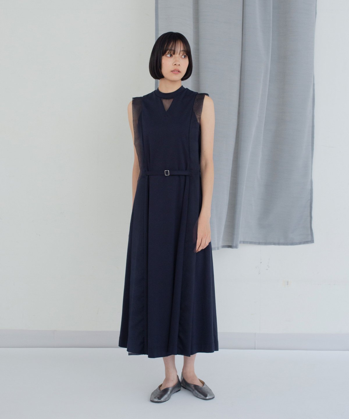 【再販 24SS受注】sheer dress