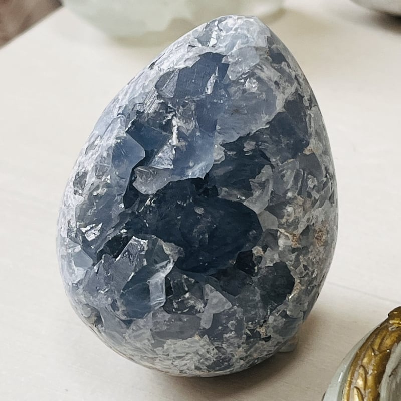 綺麗な卵型 セレスタイト 原石 | Crystal shop Mayria