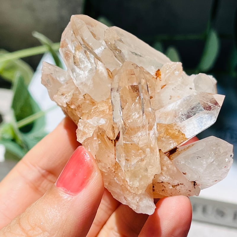 パールバティ渓谷 マニカラン産 ヒマラヤ水晶 ピンクサマディクォーツ